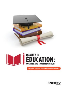 cover image of Quality in Education